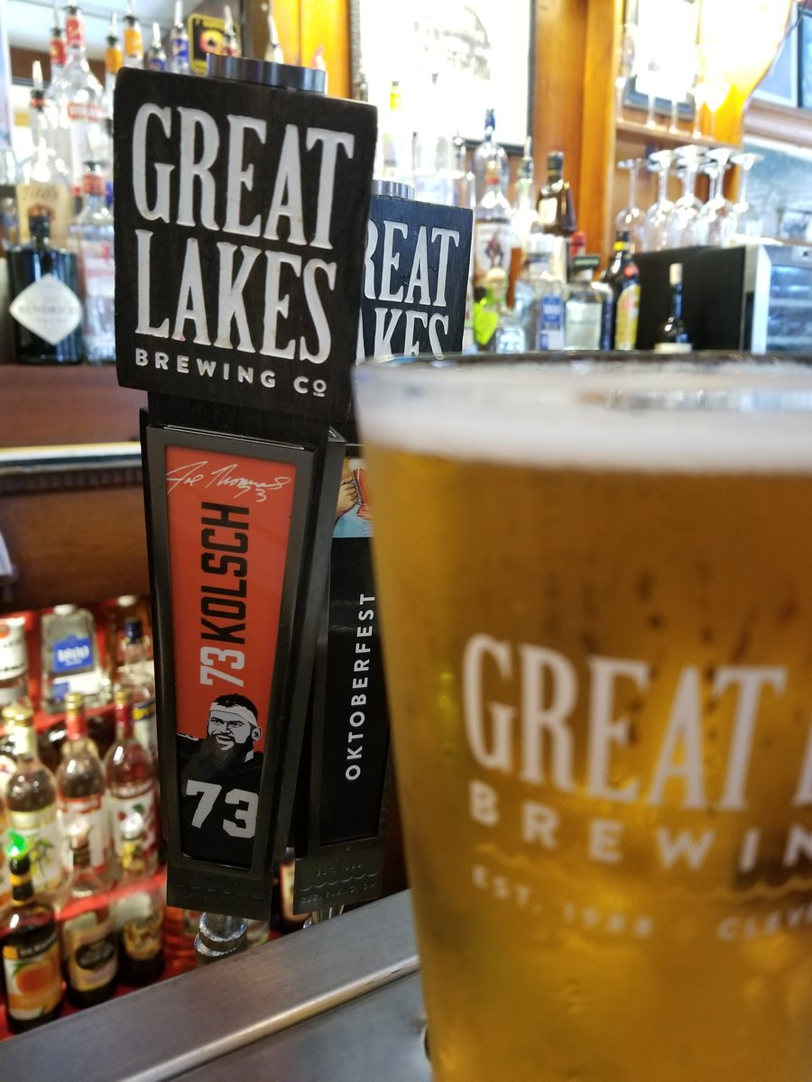 Gunselman's Tavern on Twitter: "It's Friday night and we got 73 Kolsch on  tap! A brew fit for an Iron Man! Brewed in collaboration with Cleveland  football hero @joethomas73 and providing run