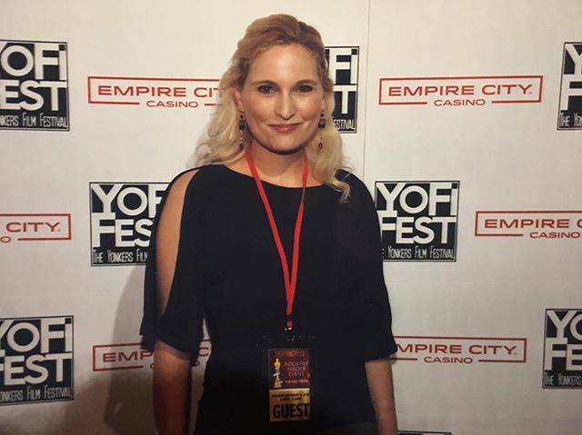 KDiPersia's tweet photo. Loving this pic of me that was captured on the red carpet at @yofifest last night. 😊
...
...
#redcarpet #yofifest #yofifest2018 #nyc #yonkers #actress #producer #coproducer #indiefilm #documentary #fostercarefilm #blonde #womeninfilm #filmmaking #fil… https://t.co/IuShH8ZBxo https://t.co/Y8hjCBuCCQ