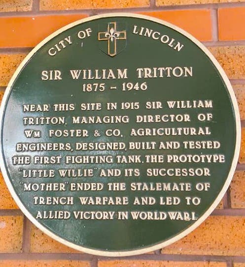 #OnThisDay in 1916, tanks entered battle for the first time on the Somme. The first tanks were produced at William Foster &amp; Co in Lincoln, where women made up a large portion of the workforce. The factory is long gone but for a single wall, and a plaque in the local Morrisons...