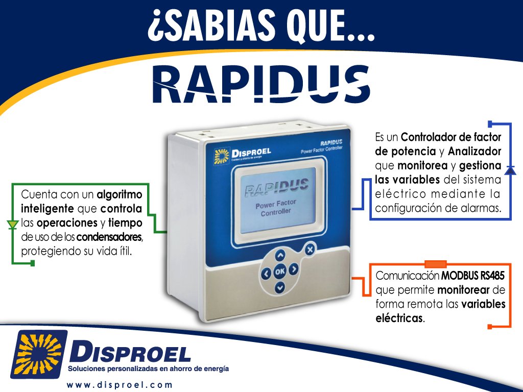 Disproel's tweet photo. ¡Conoce más de nuestro Rapidus!
Comunícate con nosotros para adquirir el tuyo 📞
#Disproel #Rapidus #Controlador #Factor #Potencia #Analizador https://t.co/XgkS5TRD4z