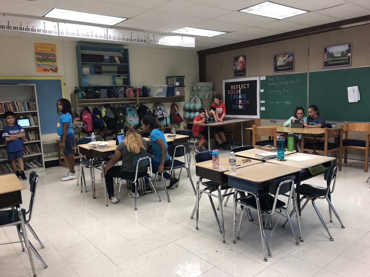 EGE_MrsA's tweet photo. Ss worked in groups to solve clues on a digital breakout. Almost got it...to be continued! @breakoutEDU https://t.co/cpIDPIuSgM