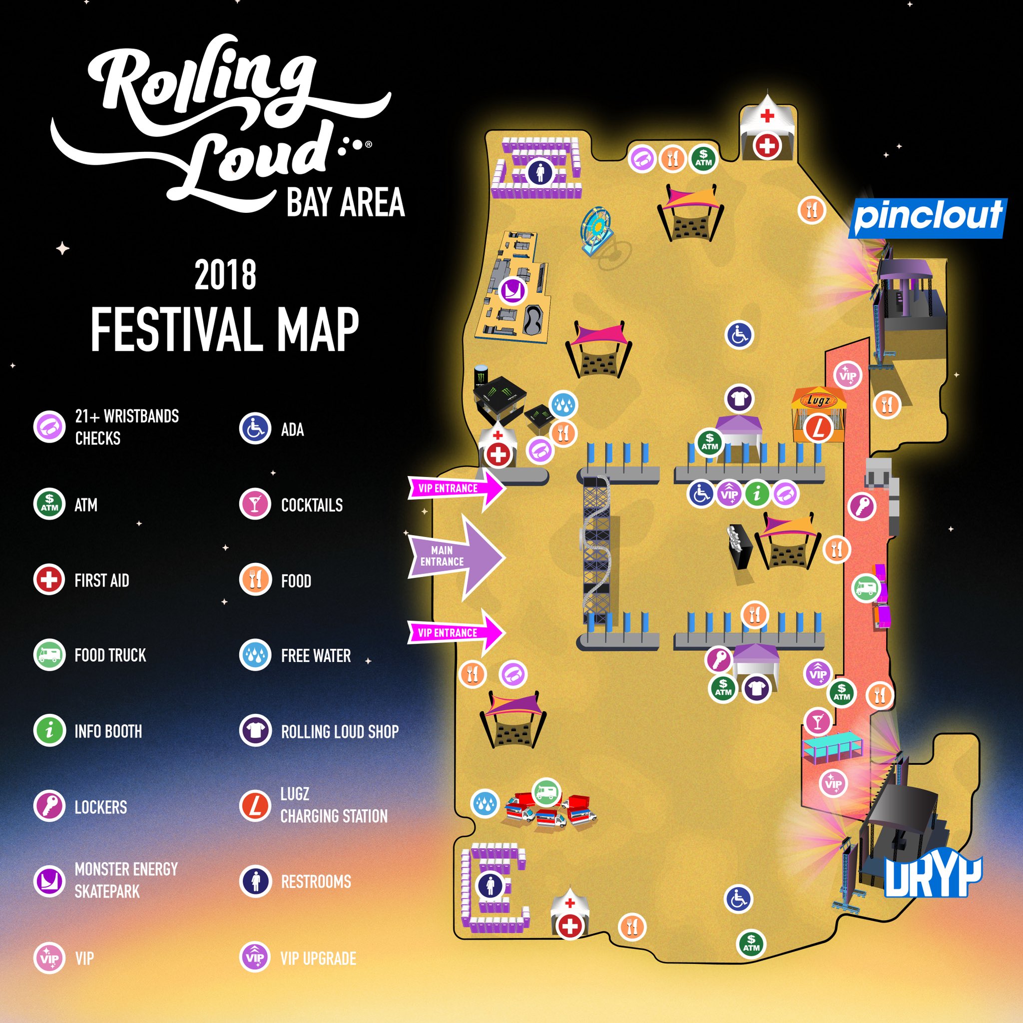 What's the difference between GA, GA+, VIP, VIP Munchies, and Loud Club? 🎟  – Rolling Loud Festival