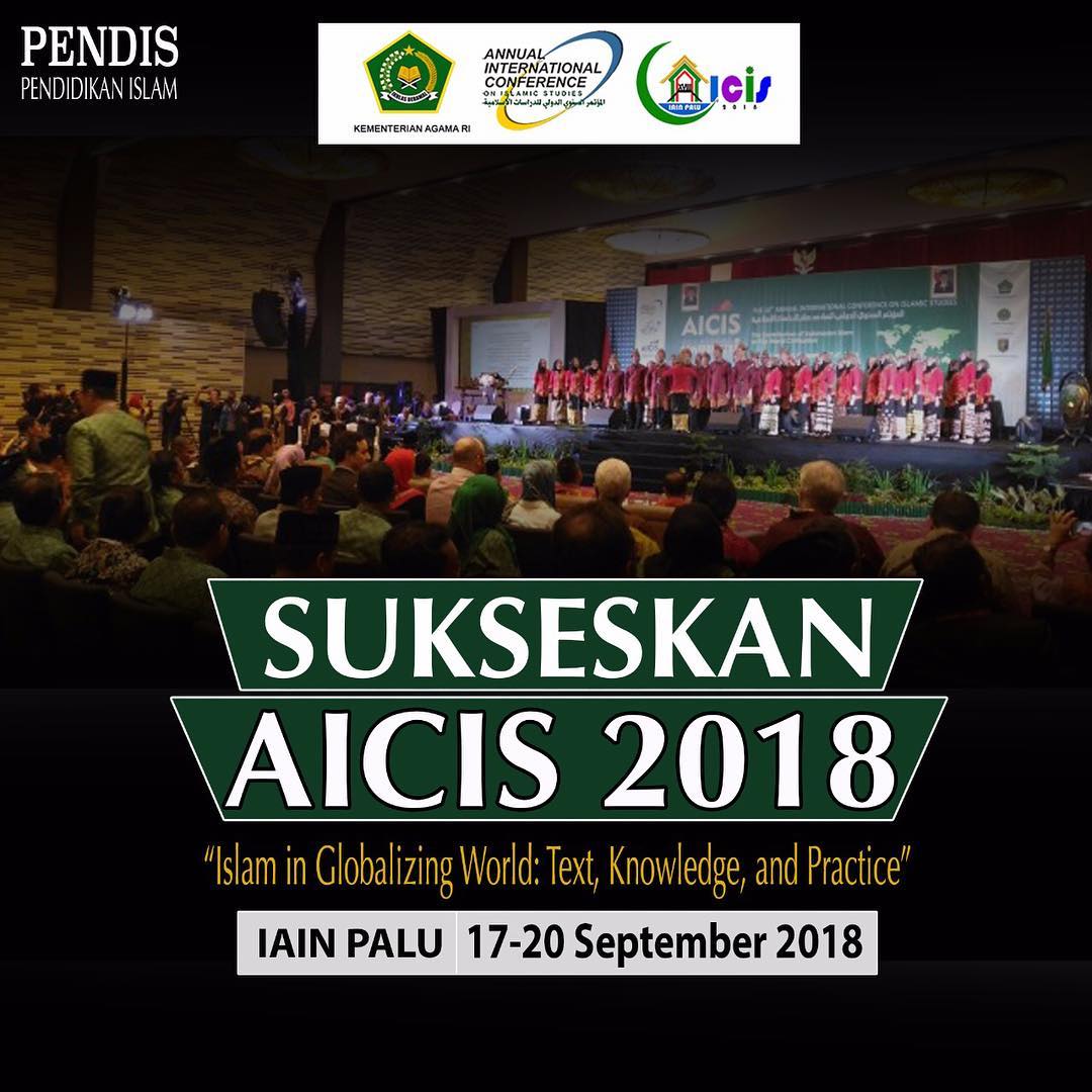 PendisKemenag's tweet photo. Tiga hari menjelang pelaksanaan AICIS 2018 di IAIN Palu. Semoga sukses.
#pendis #aicis #pendidikanislam #ptki https://t.co/loS5WvwWUT