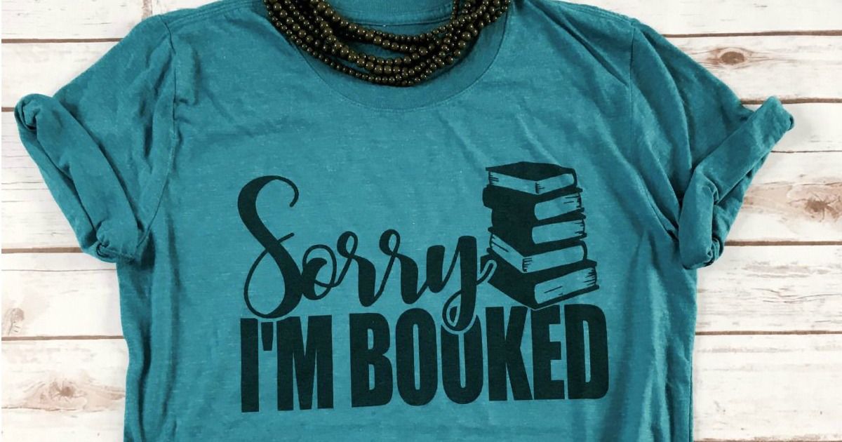 I'd love to join you, but #Sorry I'm booked. #LOL #BookLover #Tshirt #AmReading #ReadingWeekend #SorryNotSorry