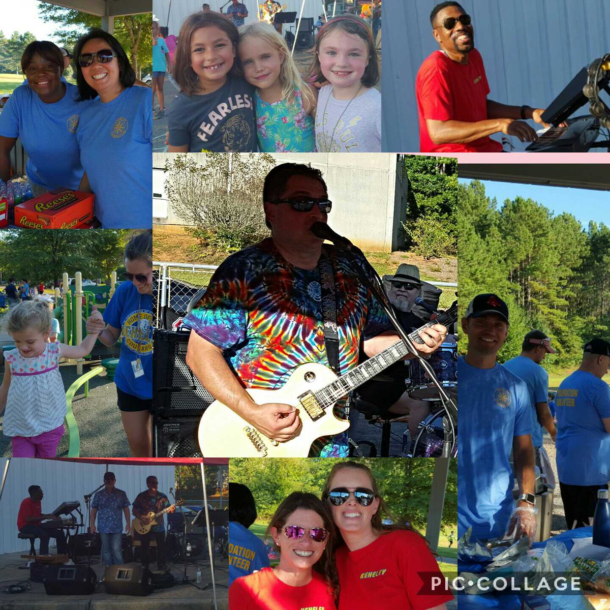 AlmandBonnie's tweet photo. So much fun at Blues on the Blacktop tonight! Thank you, @KES_Foundation for making this event possible! @KeheleyMusic &amp; Mr. Mike (our famous bus driver) sharing their passion &amp; talents with us all! #keh4life @Tucker5Smith https://t.co/ecu7cJcwt2