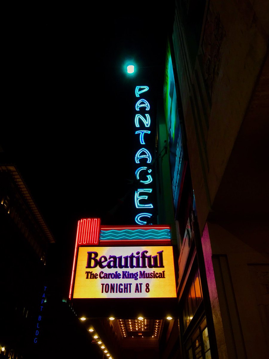 Such a great show!! <a href="/Carole_King/">Carole King</a> <a href="/BeautifulOnBway/">Beautiful Broadway</a>