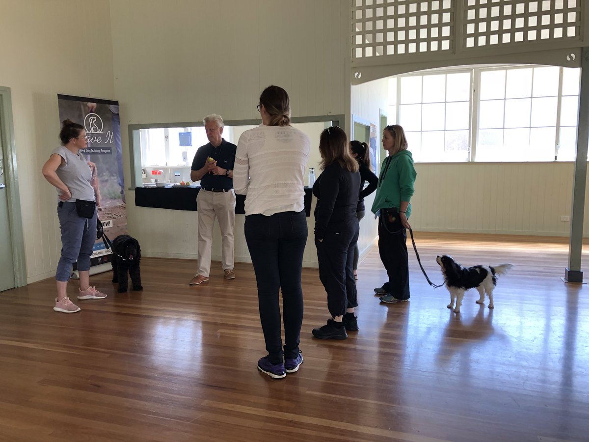 “The dog needs to have fun to do the behaviour you’re training them to do” Steve Austin sharing his expertise with #RedlandCity dog trainers for the #leaveit2018 program.
#dogtraining #koalaaversion #socmar #behaviourchange