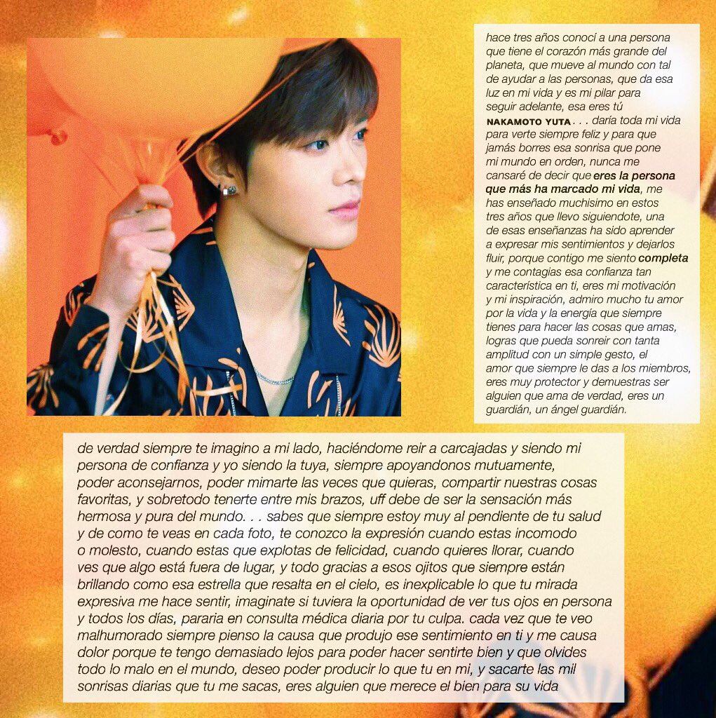 adoresyuta's tweet photo. ─180915

hoy se cumple tres años de que decidir incluirte en mi vida, no me arrepiento ni un segundo de ello, gracias por tanta alegria que has traido a ella... te amo♡ https://t.co/XsoTR4mBho