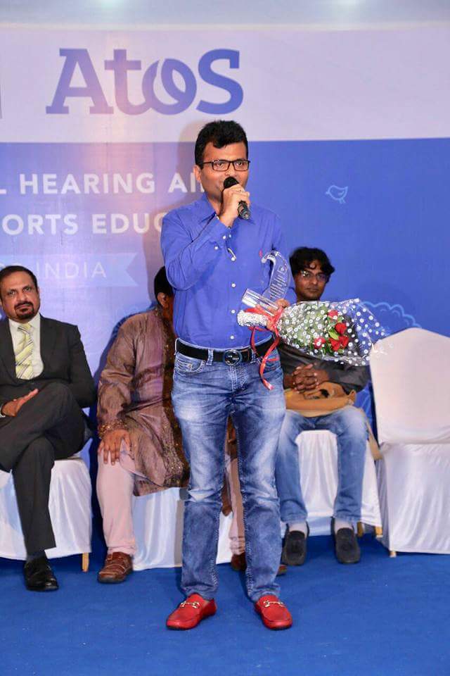 AneelMurarka's tweet photo. Motivating moments as Honoured Guest to be amidst the special children during the Inauguration of Sports education &amp; distribution of #DigitalHearingAid to 💯 hearing impaired children by #JoshFoundation. Dr Jayant Gandhi &amp; Ms Devangi Dalal you both are truly Inspirational beings https://t.co/BZLj6V3mAy
