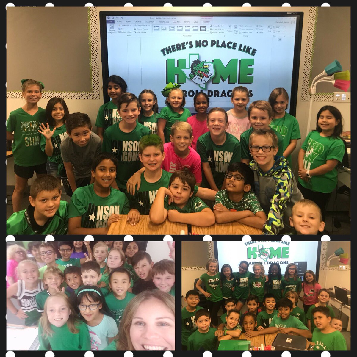 Green out 2018! JES 4C, 4D and 4F. JESFamily💚🏈<a href="/MrsCheekJES/">Kendra Cheek</a> @4thmrs_zock_jes <a href="/Jack_D_Johnson/">Jack D. Johnson</a>