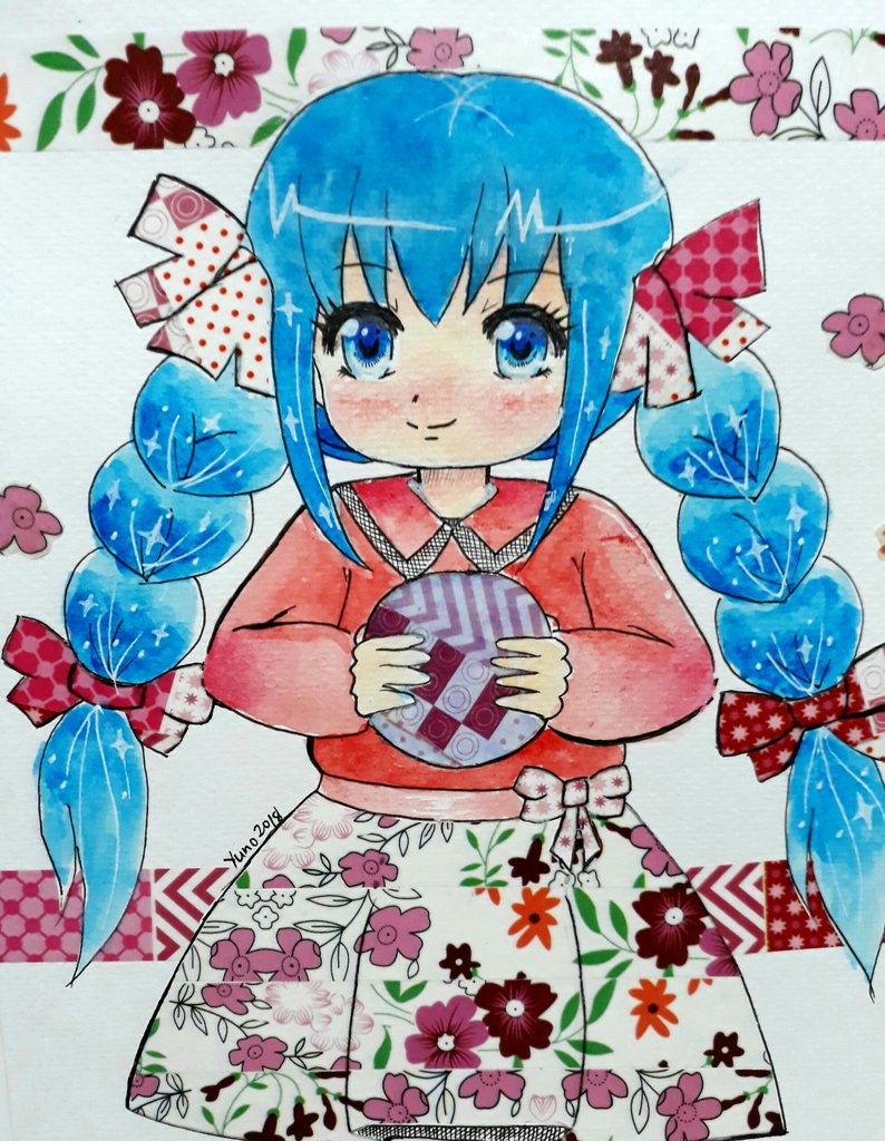 I_amYuno's tweet photo. Let's play Oniichan :3
#watercolorart #washitapeart #animechibi #animeart #oc https://t.co/FX7xOS04i9