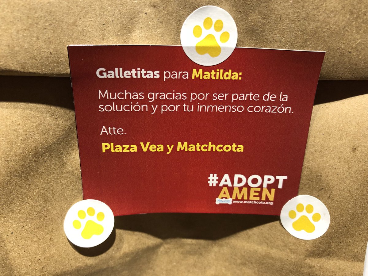 valiabarak's tweet photo. Me encanta esta campaña que promueve la adopción de perritos
#AdoptAmen 
Si quieres uno entra a: https://t.co/Z3tXd8cOY2
¡Gracias @plazavea por los regalos para Matilda!!!!!! Y además de todo, tienes la oportunidad de entrar al sorteo de un Meet &amp; Greet con Amen... https://t.co/T7rUzrouEs