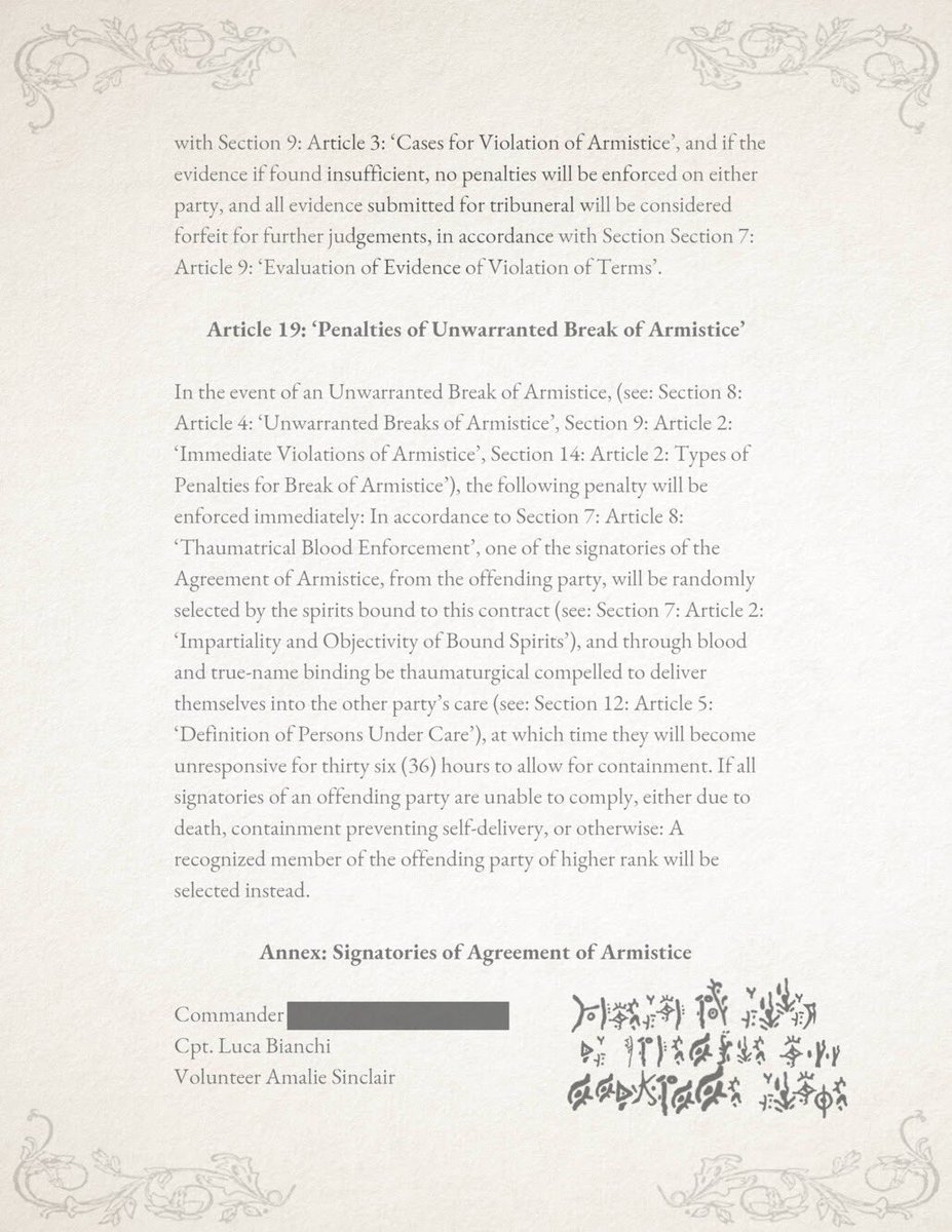 CampWonderwall's tweet photo. FOR IMMEDIATE RELEASE

Pending the return of our lost company, an armistice with the infernal host is in process.

Wonderwall Command extends thanks to the negotiators who facilitated the agreement, and requests all personnel prepare.

Details to follow.

#InfernusDE https://t.co/K6DYlsh3D1