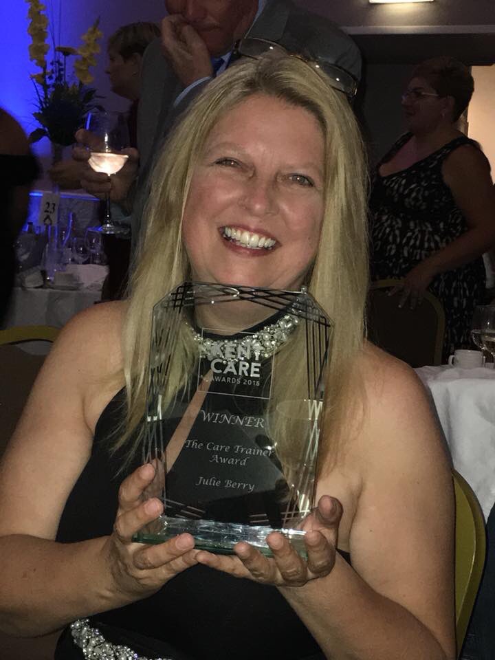 🌟🌟🌟🌟🌟🌟🌟🌟
A HUGE congratulations to our Julie Berry for winning the Care Trainer Award at tonight’s KICA Awards! We are so proud and grateful for everything you do - the difference you make is amazing! 
#Kent #Jobs #CareerInCare