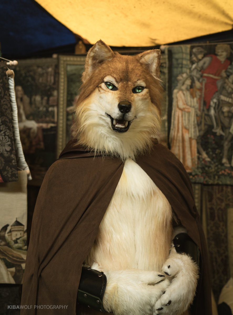 adirondack_wolf's tweet image. So I hear you&apos;re looking for tapestries. 
@nyrenfair #FursuitFriday #wolf #clockworkcreature
📷 - @AlphaAmaruq