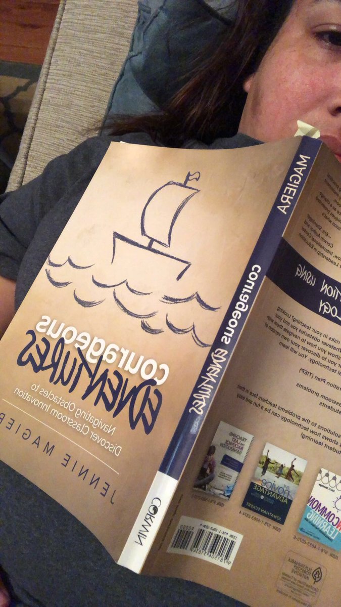 AshleeH27's tweet photo. A little Friday night reading... @MsMagiera @dlpcoaching #dlpcoaching #lifelonglearning #bookstudy #encourageinnovation https://t.co/3RkNnhzfJY
