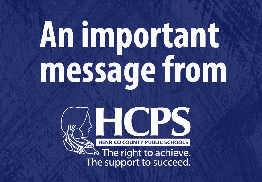 Henrico Schools on Twitter ""No doubt many of you noticed that today’s