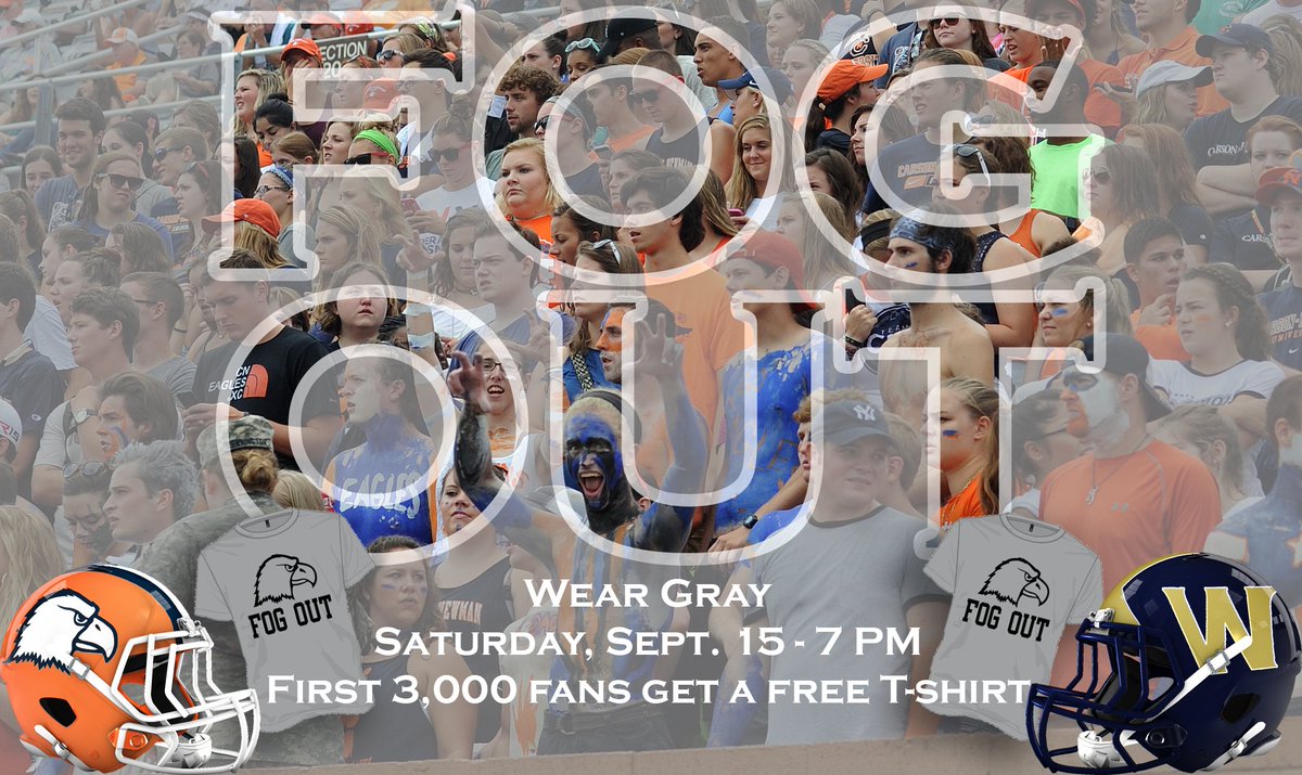 CNathletics's tweet photo. Wear gray to @cnfootball tonight. Help us set an attendance record.
#FogOut
๐ฆ
๐๐ถ
โ7โฃPM
๐ Mossy Creek
๐ป 106.3 FM
๐ฅ๐ฑ๐ป https://t.co/jgiV03hSEx
๐ https://t.co/hXALrZiL4v https://t.co/HWbisGw7EM