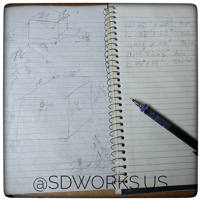 ShauneDonohue's tweet photo. I could learn SketchUp but I sit at a computer all day, going old school is much more enjoyable right now 😁

__________
#SDWorks 
#thisshouldwork #sketckup #buildityourself #buildsomething #makesomething  #selfbuild #custombuild #maker #imake #iliket… https://t.co/wMly2medNN https://t.co/hVlKrAdSLZ
