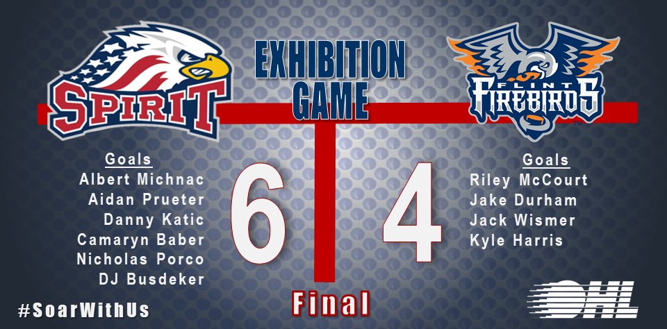 SpiritHockey's tweet photo. An exciting 3rd Period, leads us to a #SpiritVictory! 

#SoarWithUs https://t.co/v4Wi4HBaCD