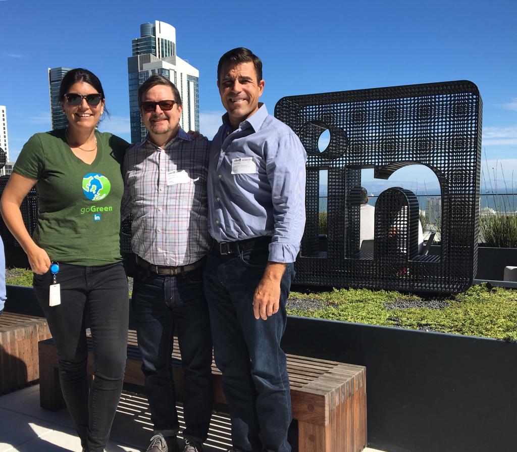 MikeSchrammbo's tweet image. Great visit over @LinkedIn talking #webconferencing #sustainability and the #futureofwork with @BlueJeansNet and @podboy!