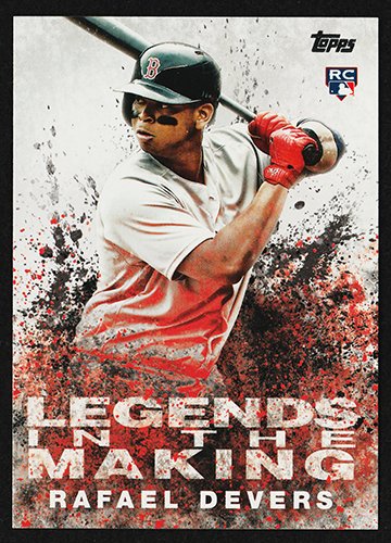 TheCardShoppers's tweet photo. RAFAEL DEVERS 2018 Topps LEGENDS IN THE MAKING RC #LITM1 Insert Boston RED SOX https://t.co/vBqq0zjLUU #rafaeldevers #topps https://t.co/fvL7S05KNi