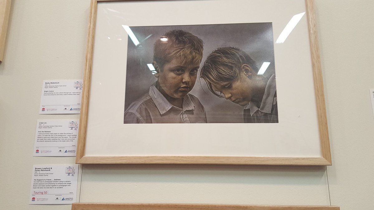 Incredible talent on show at #operationart with aspiring artists, aged 5-15 years from all over NSW #newingtonarmory <a href="/sydolympicpark/">Sydney Olympic Park</a>