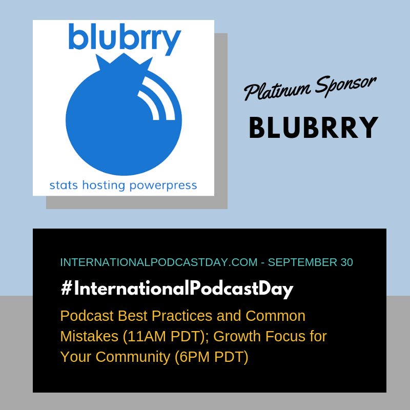 podcastday's tweet image. Our official 30+ hour schedule for #InternationalPodcastDay!
