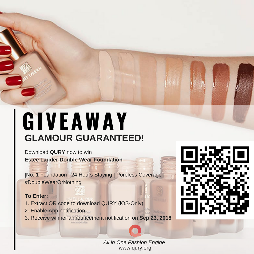 zwwayne's tweet photo. Qury app is giving away Estee Lauder products, welcome to participate (see details on the photo). iOS device only https://t.co/t11x7uo12j