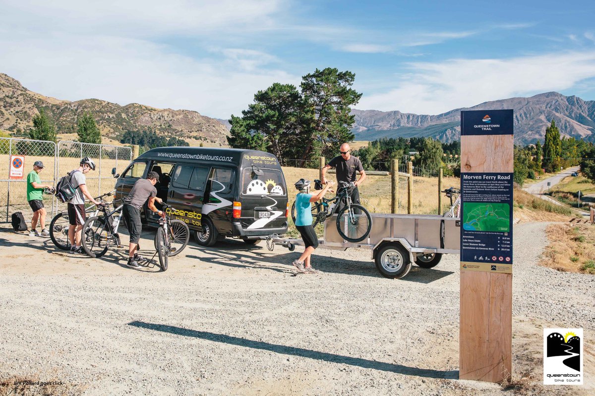 BetterBike's tweet photo. And when your all puffed out you can simply call us to come and pick you up from various locations along the Queenstown Trail. #lifemadeeasy #bikeshuttle #pickmeup #betterbybike #iliketoride https://t.co/FX8cf10KVL