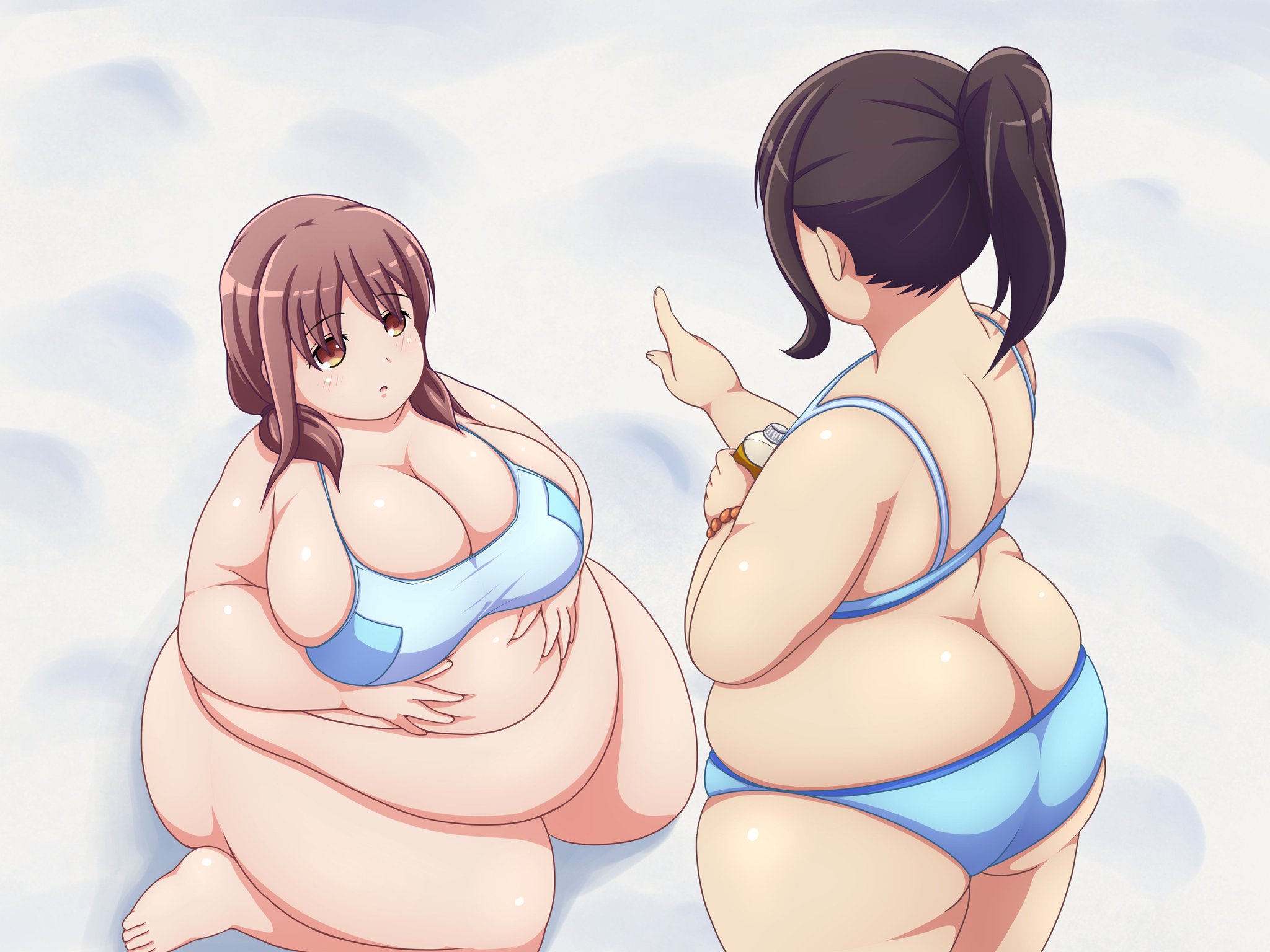 oozora haruka and higa kanata (harukana receive)