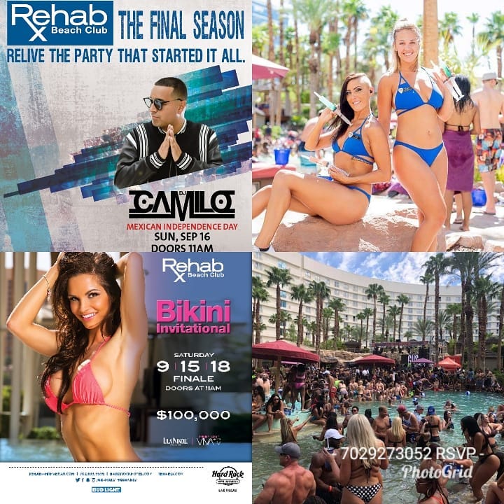 jeromeinvegas's tweet photo. Text Jerome at 7029273052 for Guestlist & Cabana reservations, Ladies Free! #vegas #vegasbaby #vegasbound #whathappensinvegas #thingstodoinvegas #rehab #rehabpool #rehablv #hardrockhotellv #daylife #dayclub #hiphop #top40 #edm #party #pool #event #summer18 #djcamilo #canelo https://t.co/IUgKOenMcM
