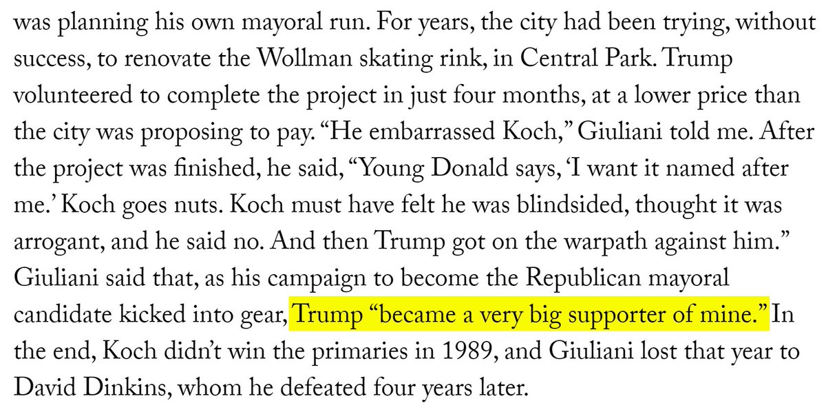 If the beginning of Trump & Giuliani's friendship is an indicator, the end (and there will be an end) should be explosive.Trump befriended Giuliani and supported his candidacy just to get back at Mayor Ed Koch after feuding over Wollman skating rink.