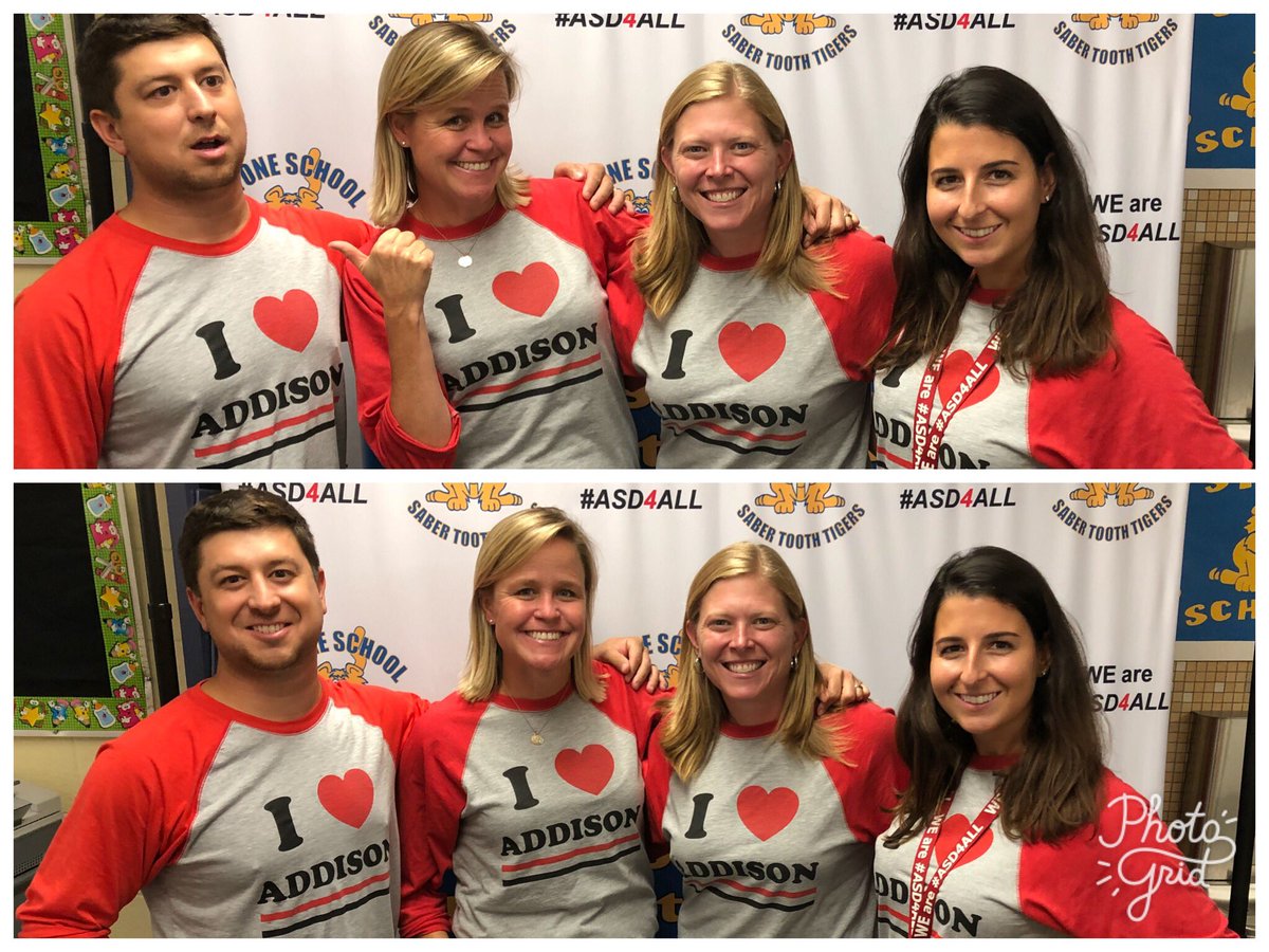 Check out the extra neck room in this I ❤️ Addison baseball T! Twinning x 2 <a href="/StoneSchool4/">Stone School</a> with <a href="/mrswpratt/">Wendy Pratt</a> <a href="/PEbuddies/">Mr. P🇺🇸</a> and @MissReeceSLP. #ASD4ALL