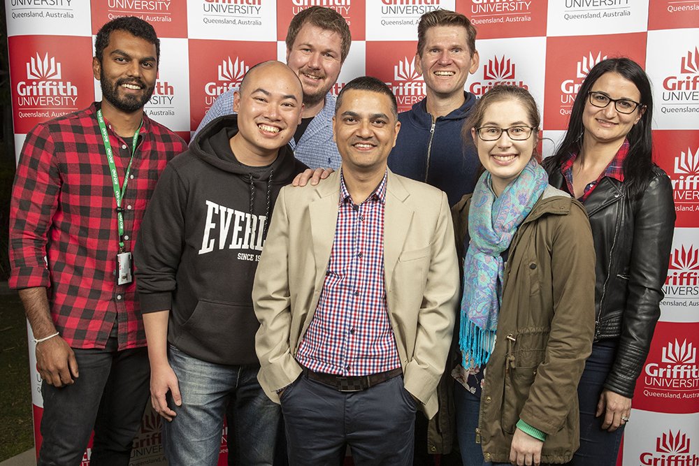 Check out this remarkable group of scientists at @Griffith_Uni's #3MT final earlier this week! #GU3MT #BeRemarkable #scientists