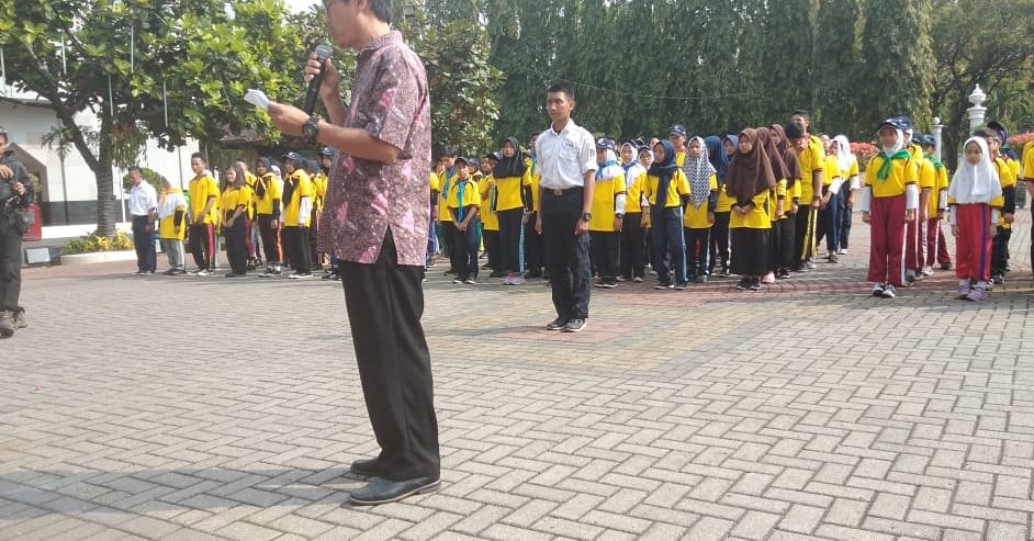 Kegiatan Latihan Gabungan PMR Tingkat Kota Adm.Jakarta Pusat #sudinporajp