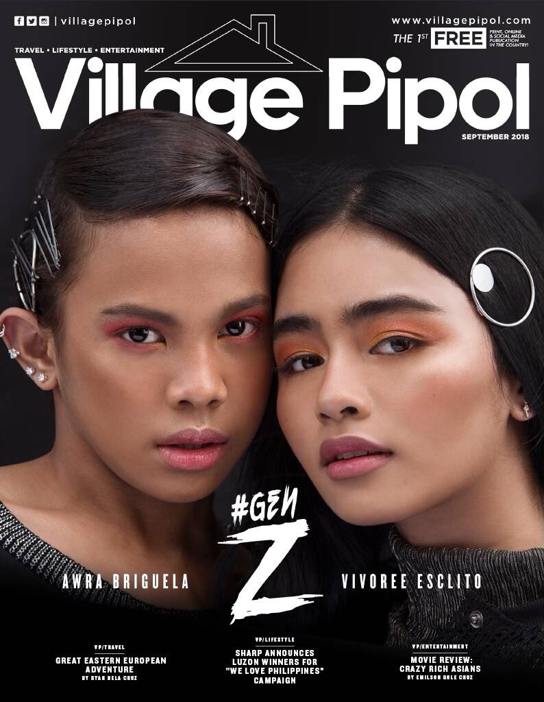 villagepipol's tweet photo. VP Sep 2018 issue highlights promising talents and gripping excellence of the new generation. Kapamilya stars @ImAwrabriguela and @vivoree genuinely represent the impressively modern spectacles in their chosen industry. 

Visit https://t.co/49FzCcy1cS to read the full issue. https://t.co/LcanSAjns9