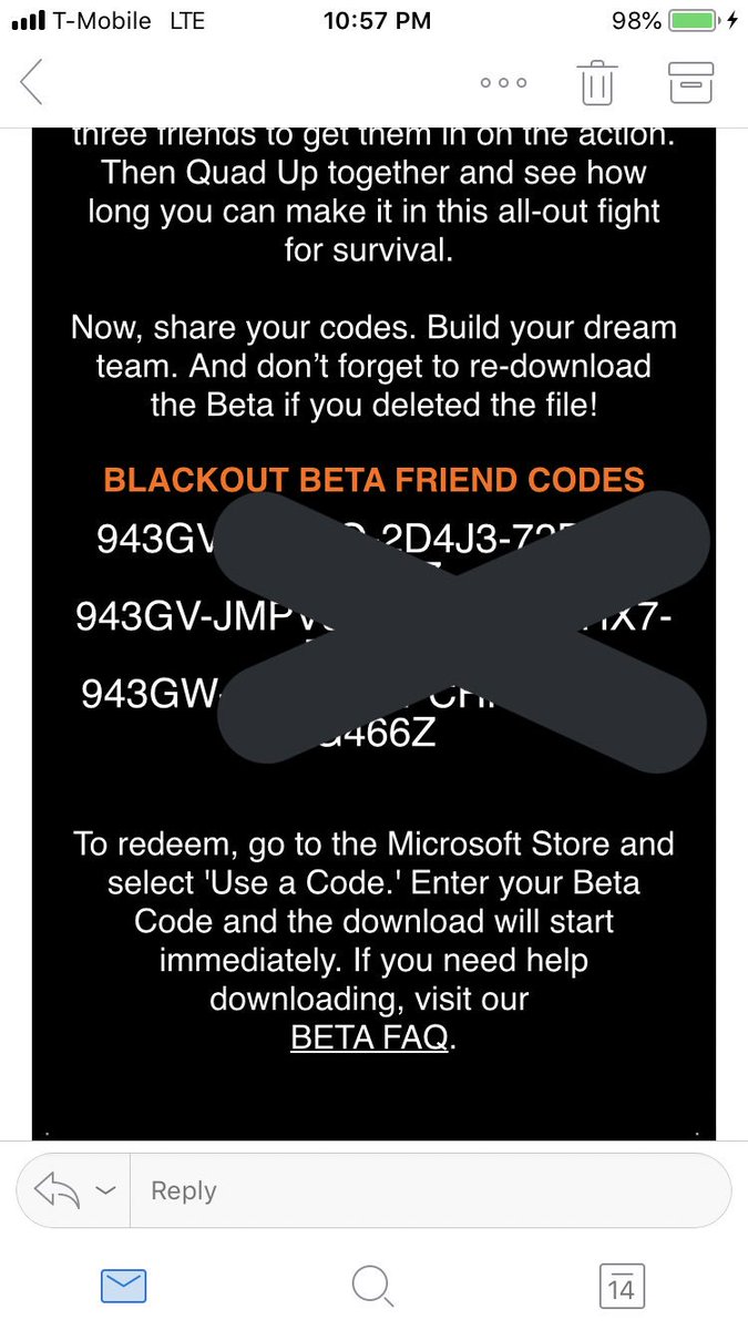 vTRouter's tweet image. follow and retweet for #codblackout #CODBO4 blackout beta codes