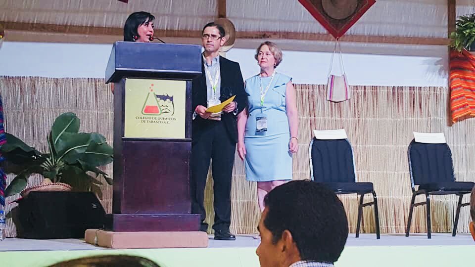 JorgeEVidal1's tweet photo. Agradecido con la Confederación Nacional de Quimicos Clínicos de Mexico (Conaquic), y al colegio organizador en Tabasco @ColQuiTabasco, por la invitación a la conferencia magistral sobre nuestras investigaciones en enfermedad neumococica. https://t.co/4F0qHMc6Wc