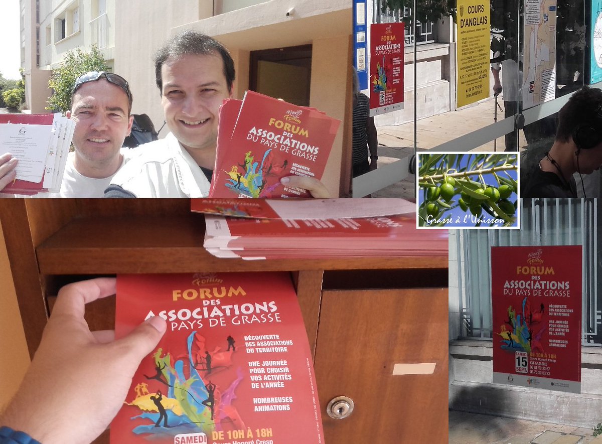 ObjectifGrasse's tweet photo. 1° #ForumdesAssociations cette année pour #ObjectifGrasse / #OBGOPA (@Obgopa) très heureux d'avoir pu contribuer à sa diffusion 😎Une belle journée à passer à la rencontre des #associations Cours Honoré Cresp de #Grasse de 10h00 à 18h00 ! #Grasse06 #AlpesMaritimes #Laget #Courel https://t.co/71KPjmeg54