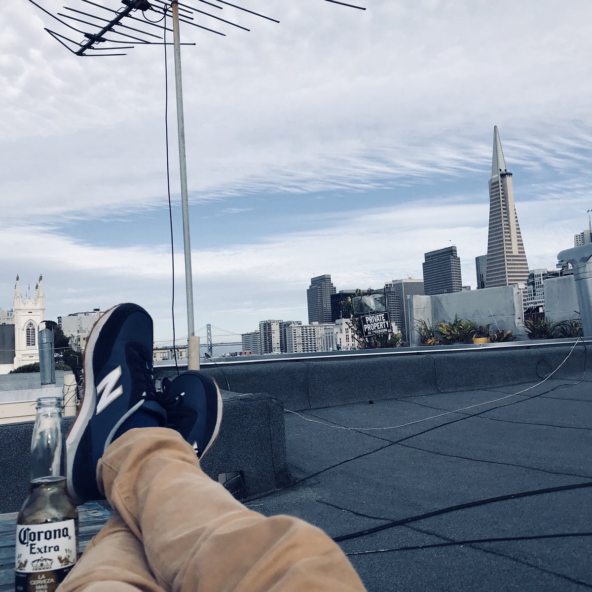 it's cold between the buildings