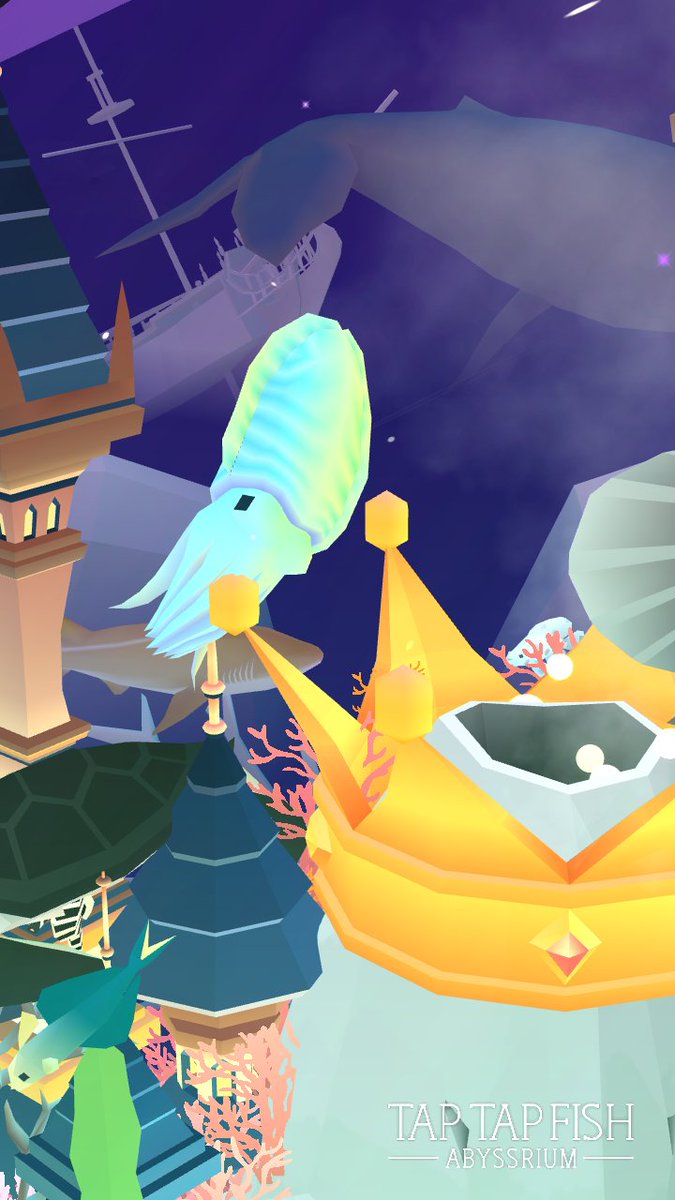 crhttomi's tweet photo. 私のイカ:) 
#taptapfish
Download: https://t.co/fyx1djSsto https://t.co/ZxrhPNr3Wg