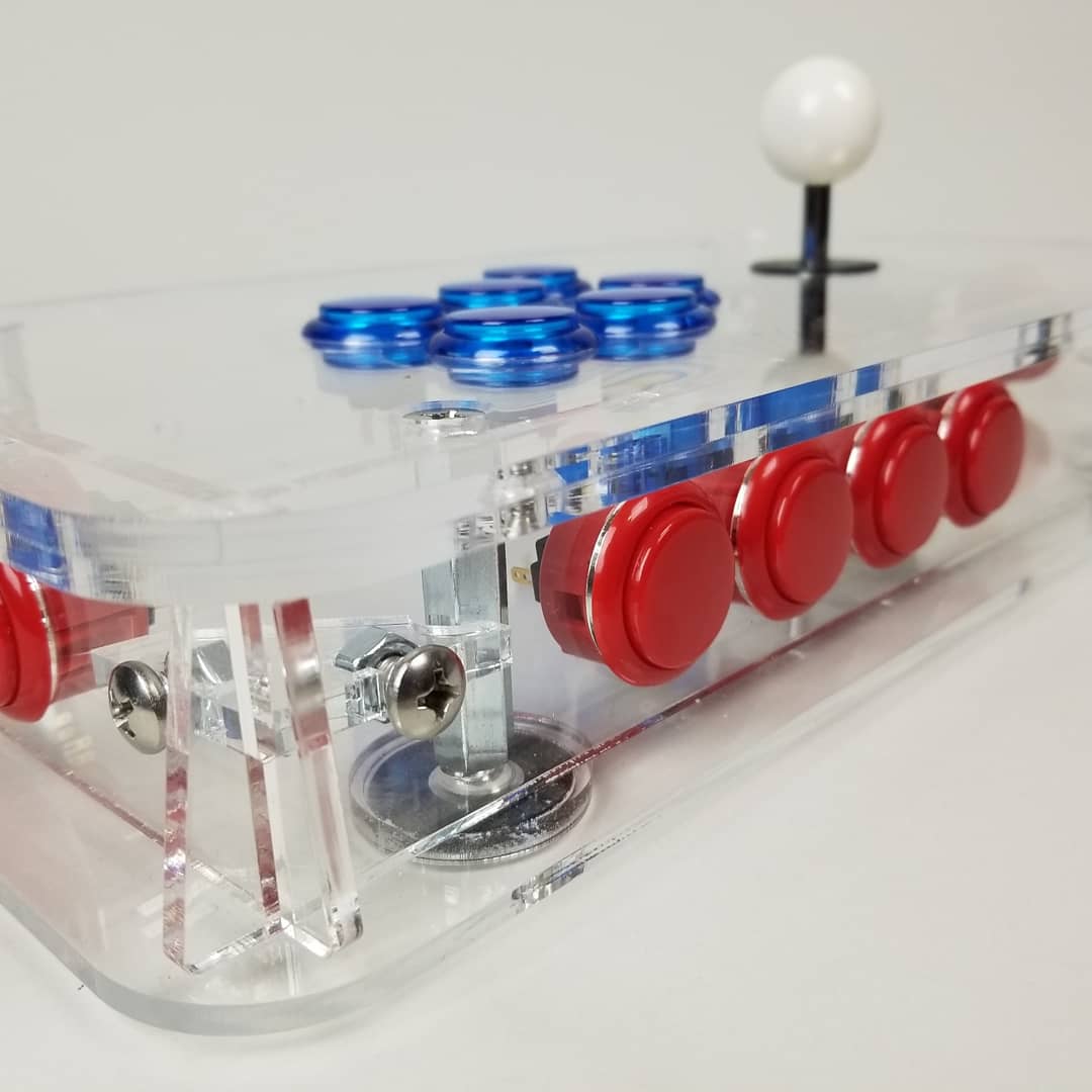 MarvelousCustom's tweet photo. Coming Soon! We have a new addition to the family! Still in development, but we are right there.
To make a smaller acrylic case.
#fightstickfriday #fightstick #arcade #smallercase #agtec #6button #optionalsidebuttons #redbull #scr #socal #norcal #love #fighting #sfv #tekken7 https://t.co/iMaIwQ83O9