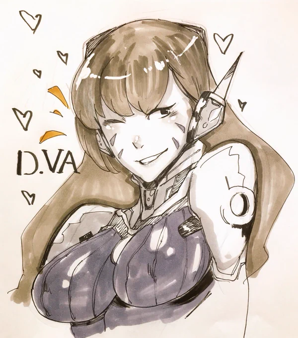 ちゃん!オーバーウォッチ落書き 