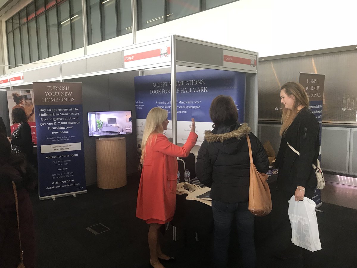 Forty8devts's tweet image. Come and say hello to us at the @firsttimebuyer Homeshow in #manchester today! Here until 4 pm #ftbhomeshow
