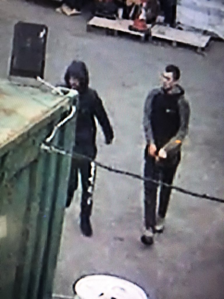 FarsleyTrans's tweet photo. We’re on the look out for these lovely  people who blazingly drove straight into our yard and stole our steam cleaner. 12:53 14/09. Any help appreciated. @WestYorksPolice @LeedsNews https://t.co/qhFGp3CuVt