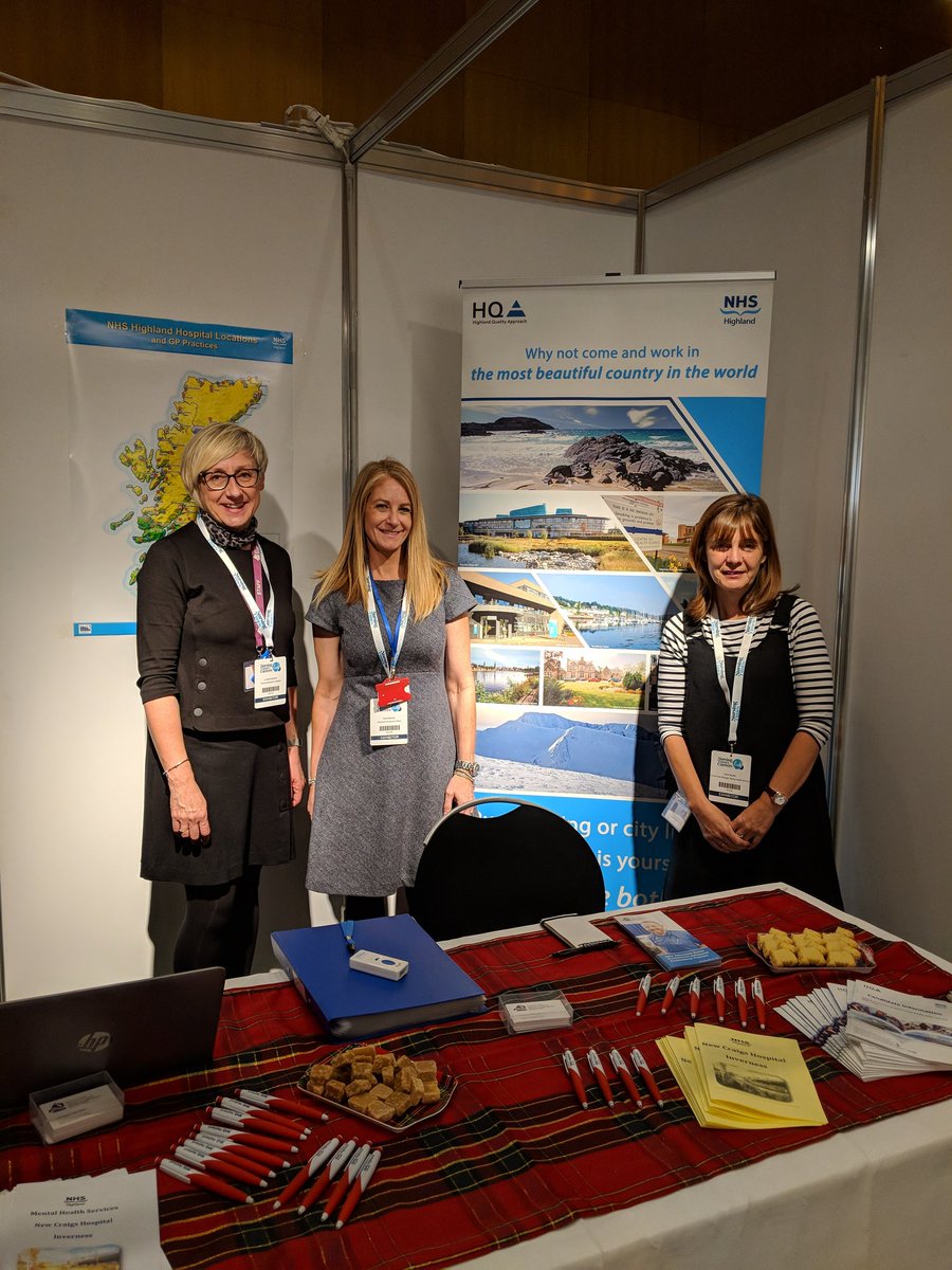 @NursingTimes Manchester careers fair.  Ready and waiting to meet you. Vacancies in all areas.. Interviews for Mental Health TODAY @NHSHighland #TeamHighland #nhshMHnursing
