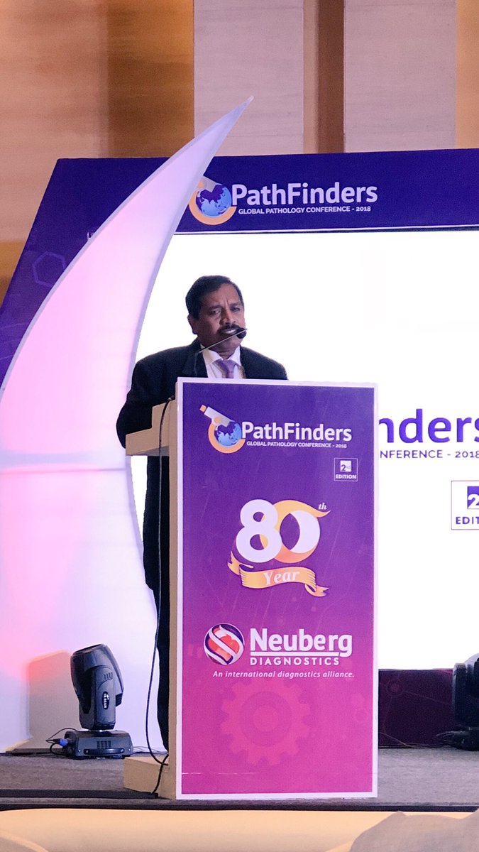 Neuberg_Diag's tweet photo. Thank you - Dr J A Jayalal, President- IMA Tamilnadu chapter, kick-starting the @Neuberg_Diag #PathFinders2018 with an elated speech. https://t.co/OzlJevsMDK