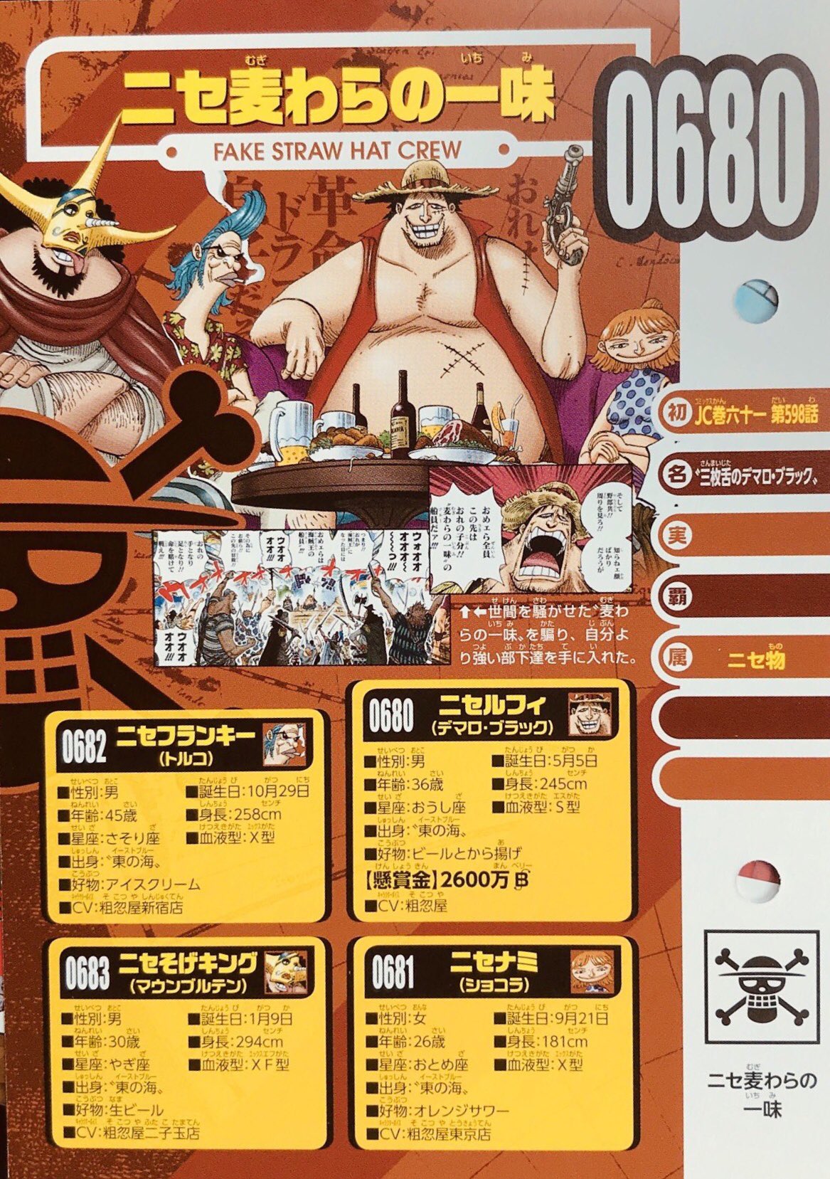 Log ワンピース考察 ジャンプの方でも再告知 あの ニセ麦わらの一味のカードが 11月のブースターパック インペルダウンの番人vs囚人達 についてくる Onepiece ワンピース Vivrecard ビブルカード T Co Atlabb73vf Twitter