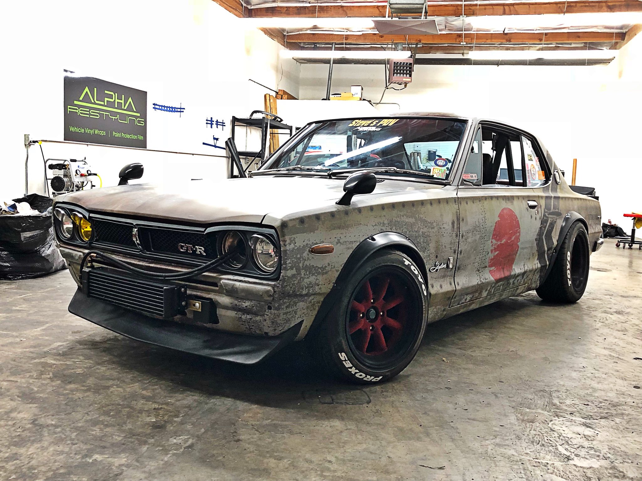 スティーブ的視点 Stevespov お待たせしました ハコスカ ニューデザイン完成 零戦にしました 明日のカリフォルニア日本車旧車集会は楽しみだなぁ Presenting To You The New Zero Fighter Hakogtr Nissan Skyline Hakosuka Kgc10 Ready